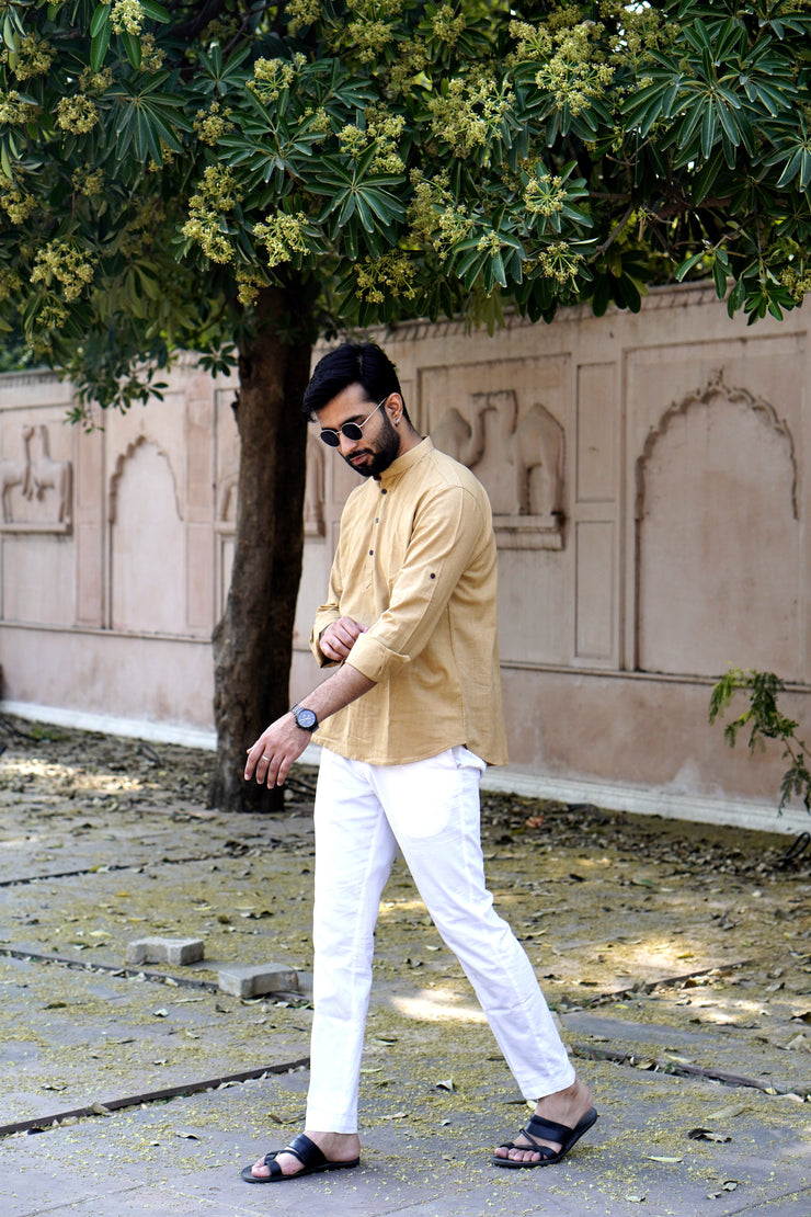 Brown Short Kurta