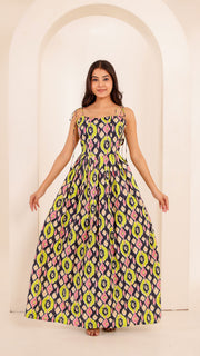 Neon Bloom Dress