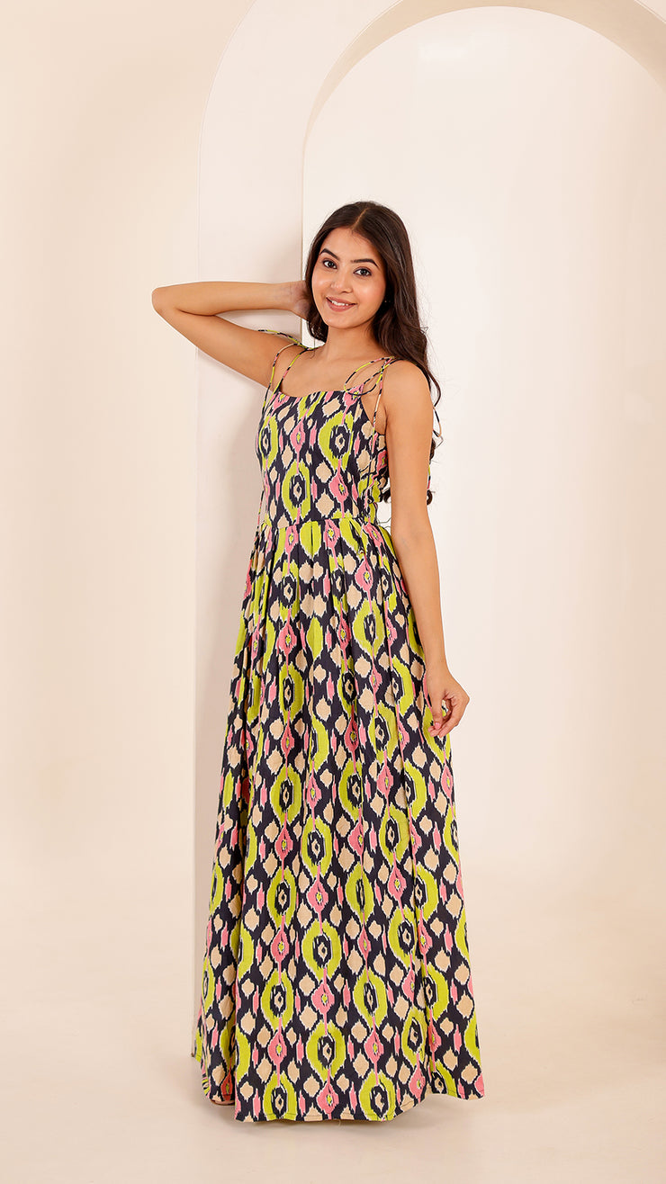 Neon Bloom Dress