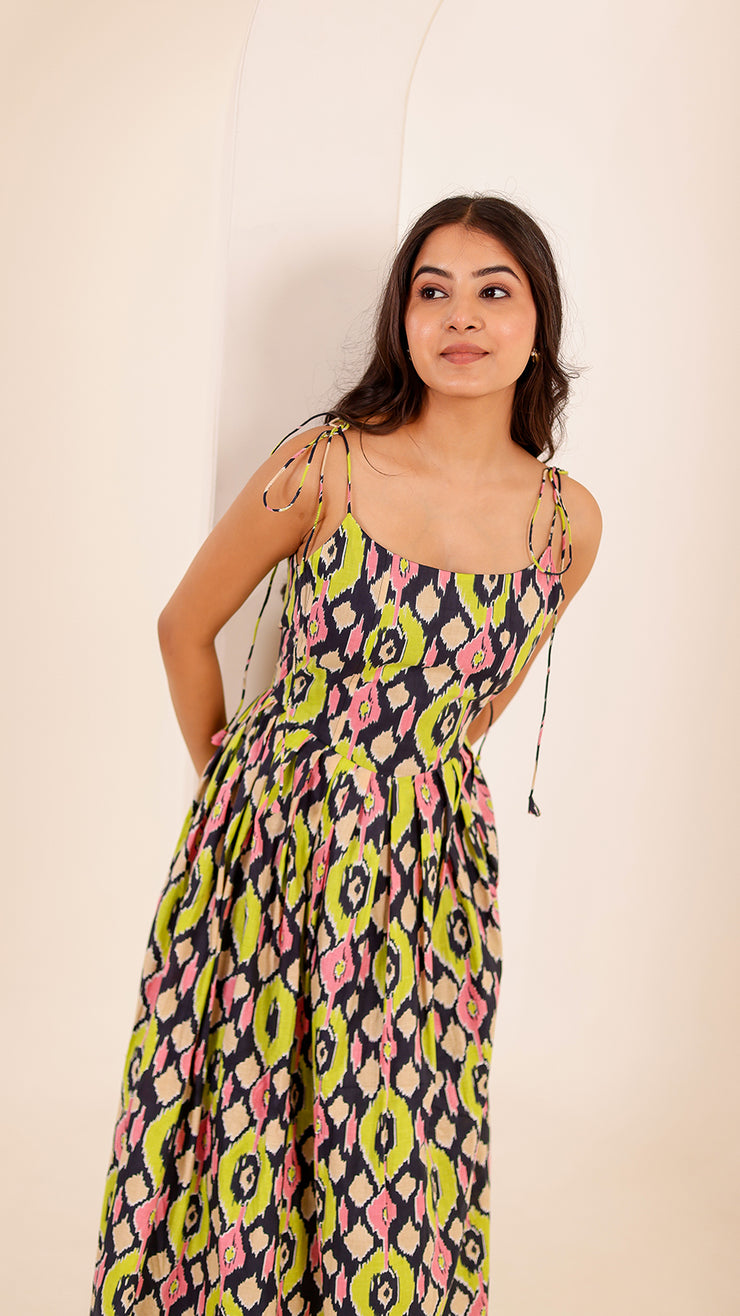 Neon Bloom Dress