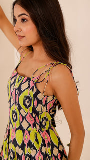 Neon Bloom Dress