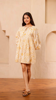 Yellow Flora Dress