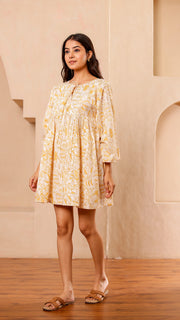 Yellow Flora Dress