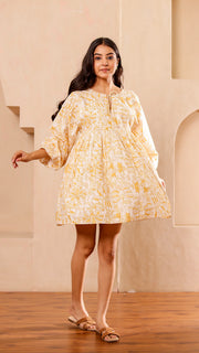 Yellow Flora Dress