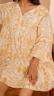 Yellow Flora Dress