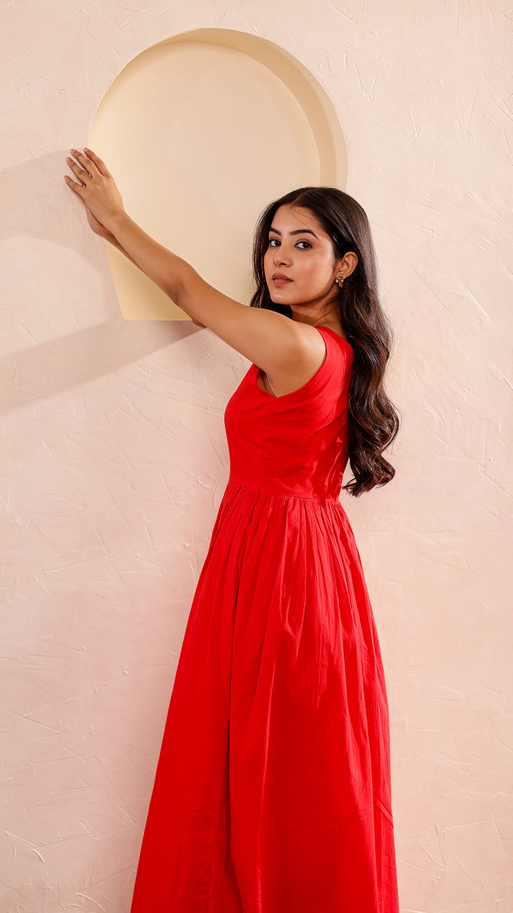 Scarlet Red Dress