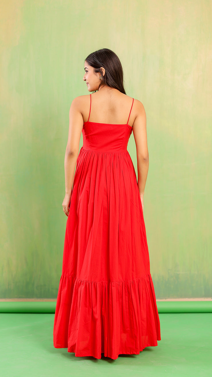 Red Mirage Dress