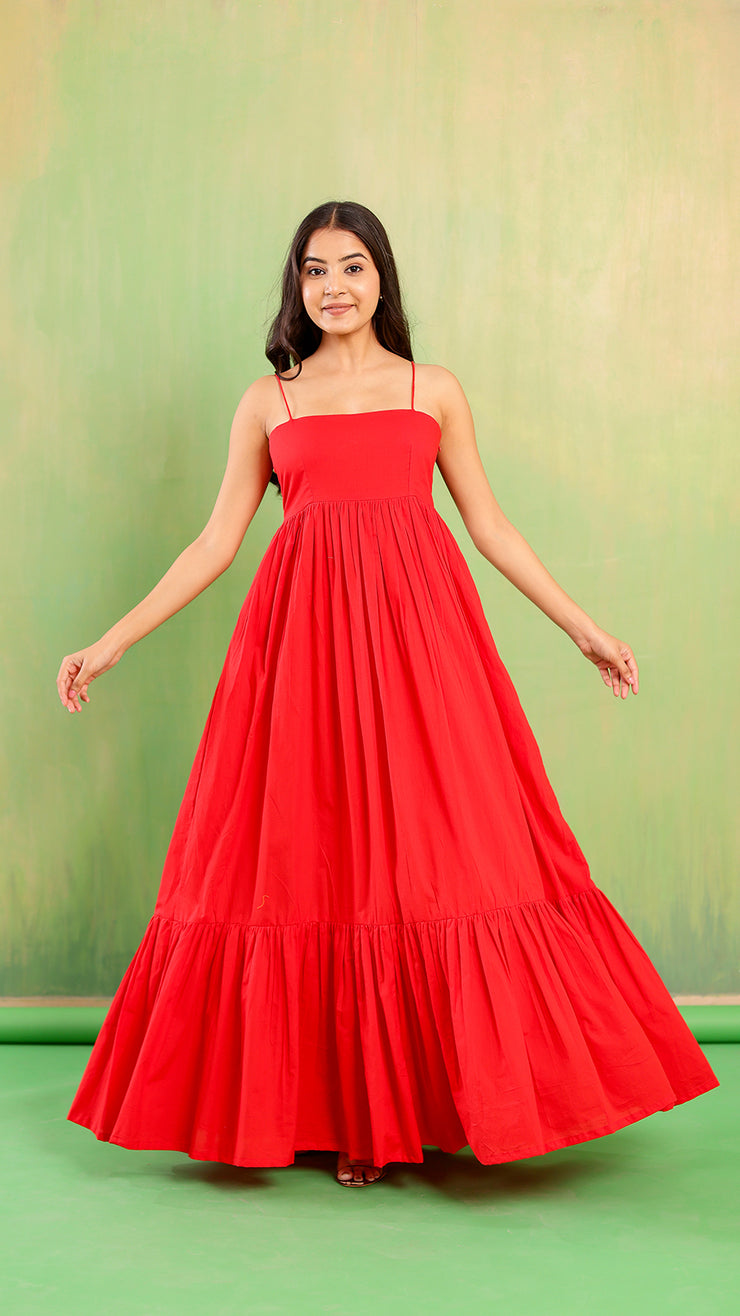 Red Mirage Dress