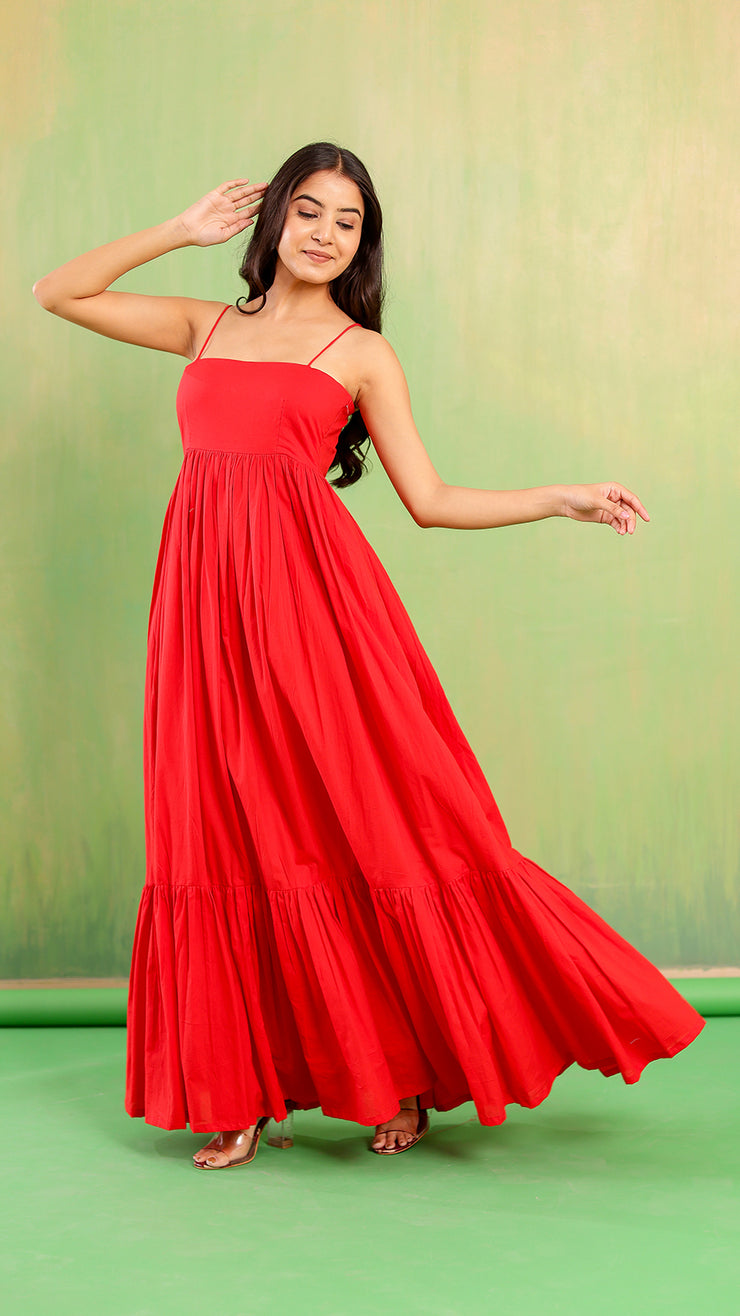 Red Mirage Dress
