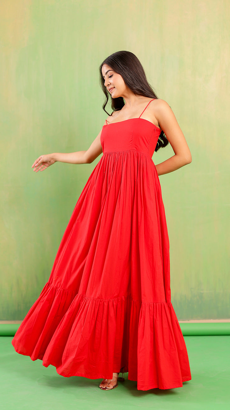 Red Mirage Dress