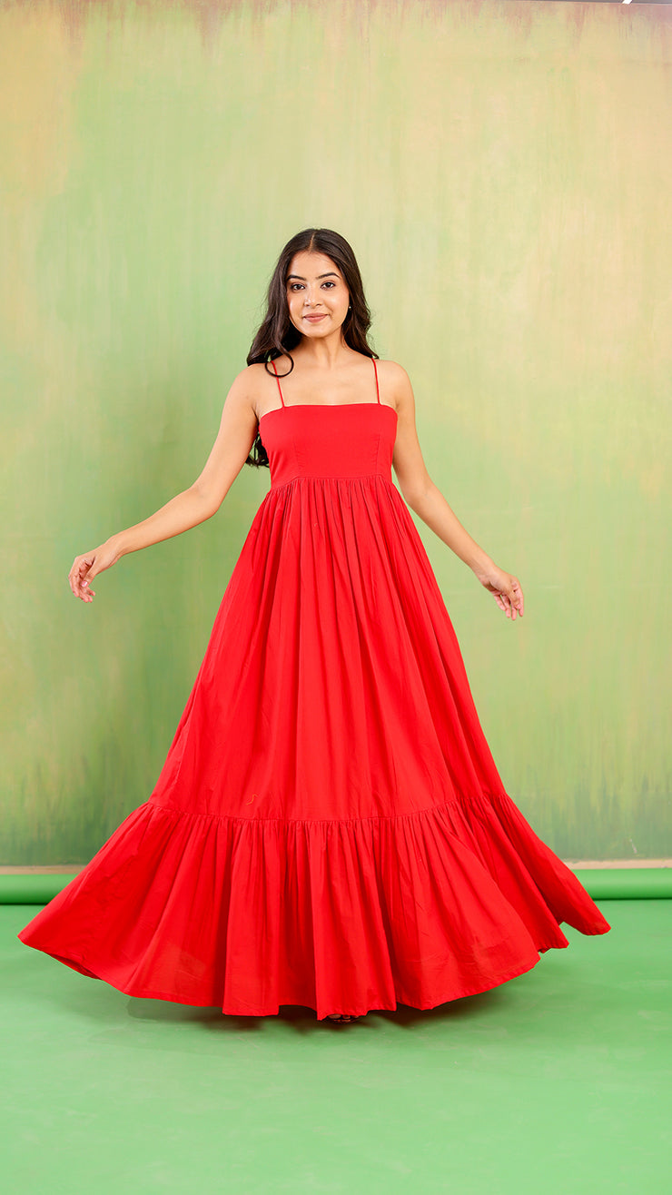 Red Mirage Dress