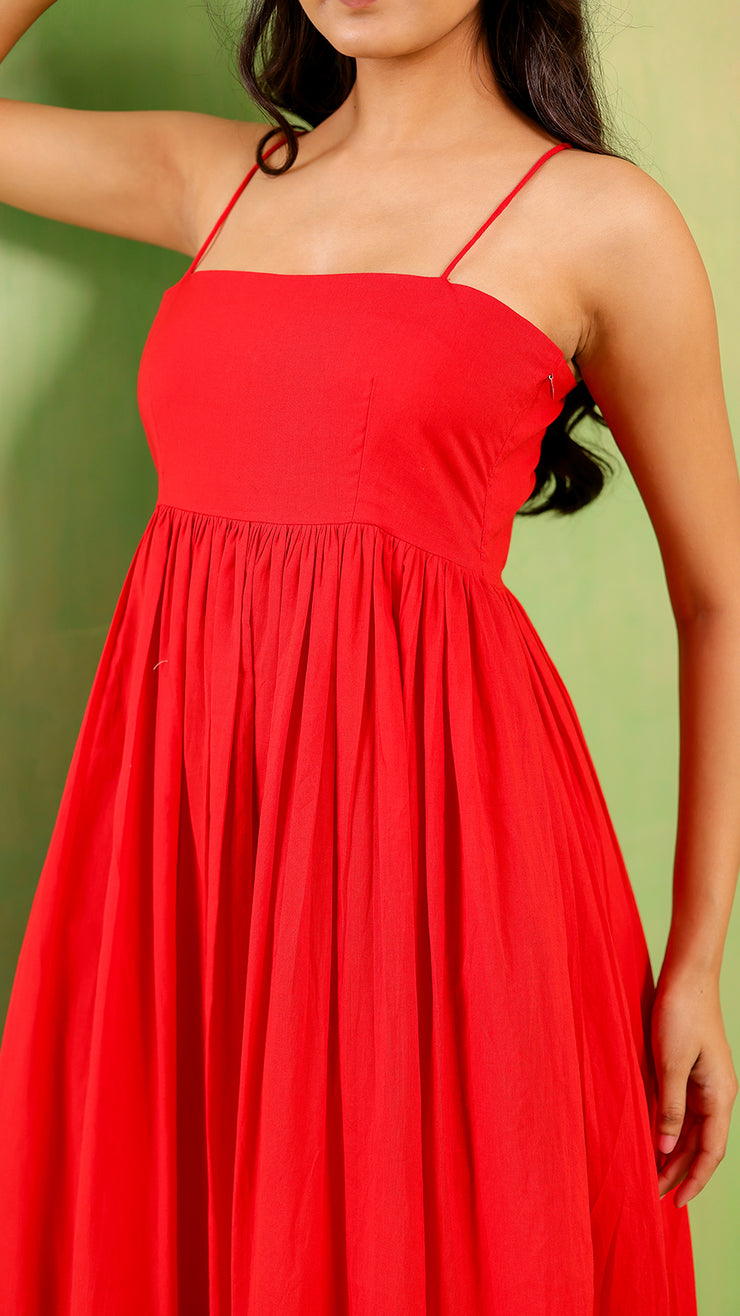 Red Mirage Dress