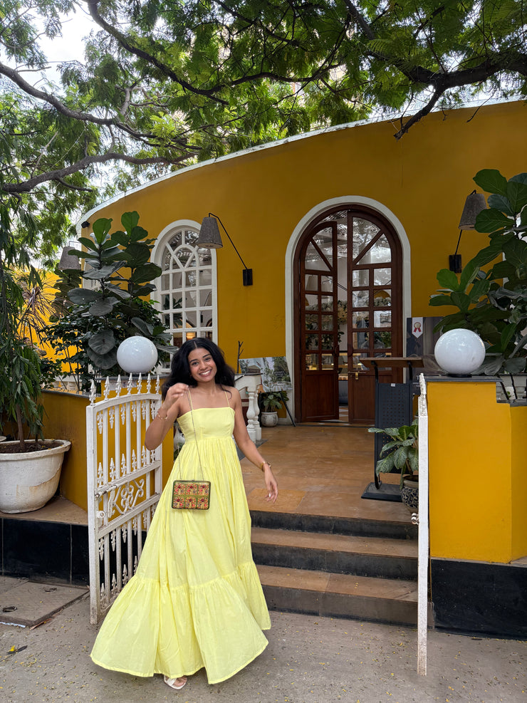 Butter Yellow Mirage Dress