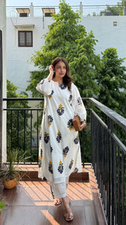 Blossom White Summer Dress