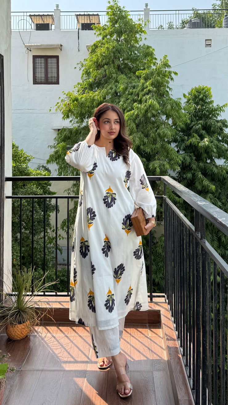 Blossom White Summer Dress