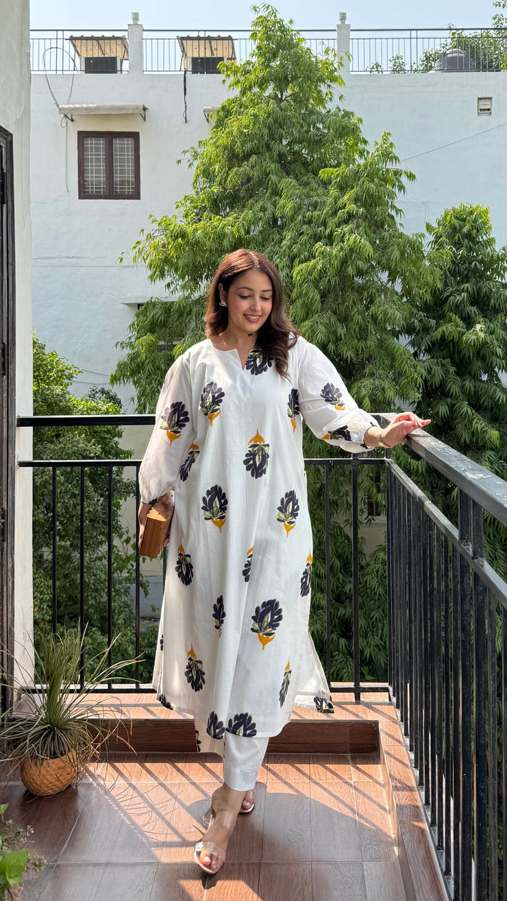 Blossom White Summer Dress