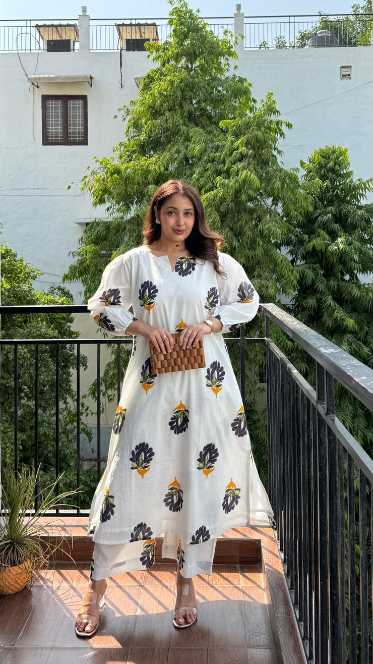 Blossom White Summer Dress