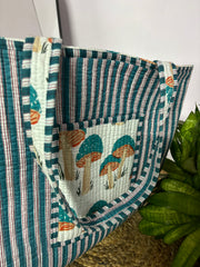 Handcrafted Reversible Tote Bag