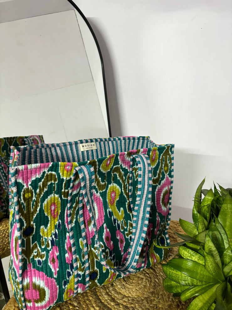Handcrafted Reversible Tote Bag