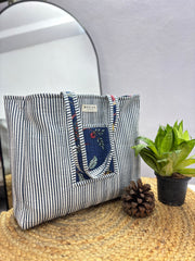 Handcrafted Reversible Tote Bag