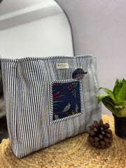Handcrafted Reversible Tote Bag