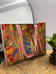 Handcrafted Reversible Tote Bag