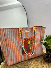 Handcrafted Reversible Tote Bag
