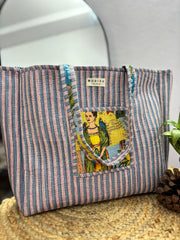 Handcrafted Reversible Tote Bag