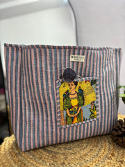 Handcrafted Reversible Tote Bag