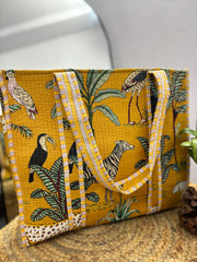 Handcrafted Reversible Tote Bag