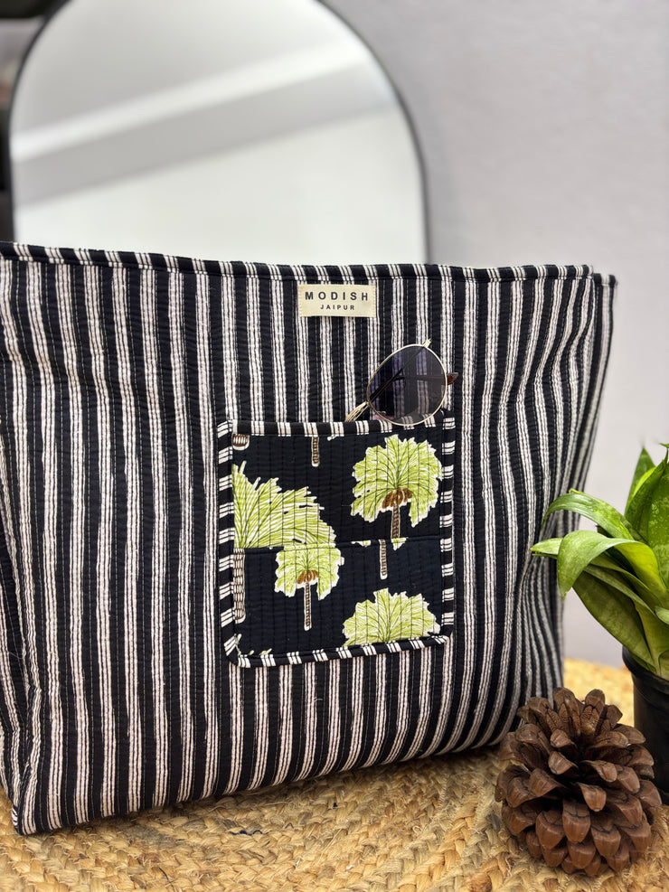 Handcrafted Reversible Tote Bag
