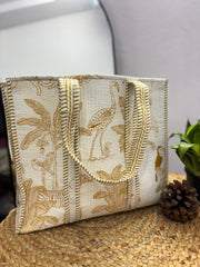 Handcrafted Reversible Tote Bag