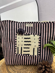 Handcrafted Reversible Tote Bag