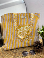 Handcrafted Reversible Tote Bag