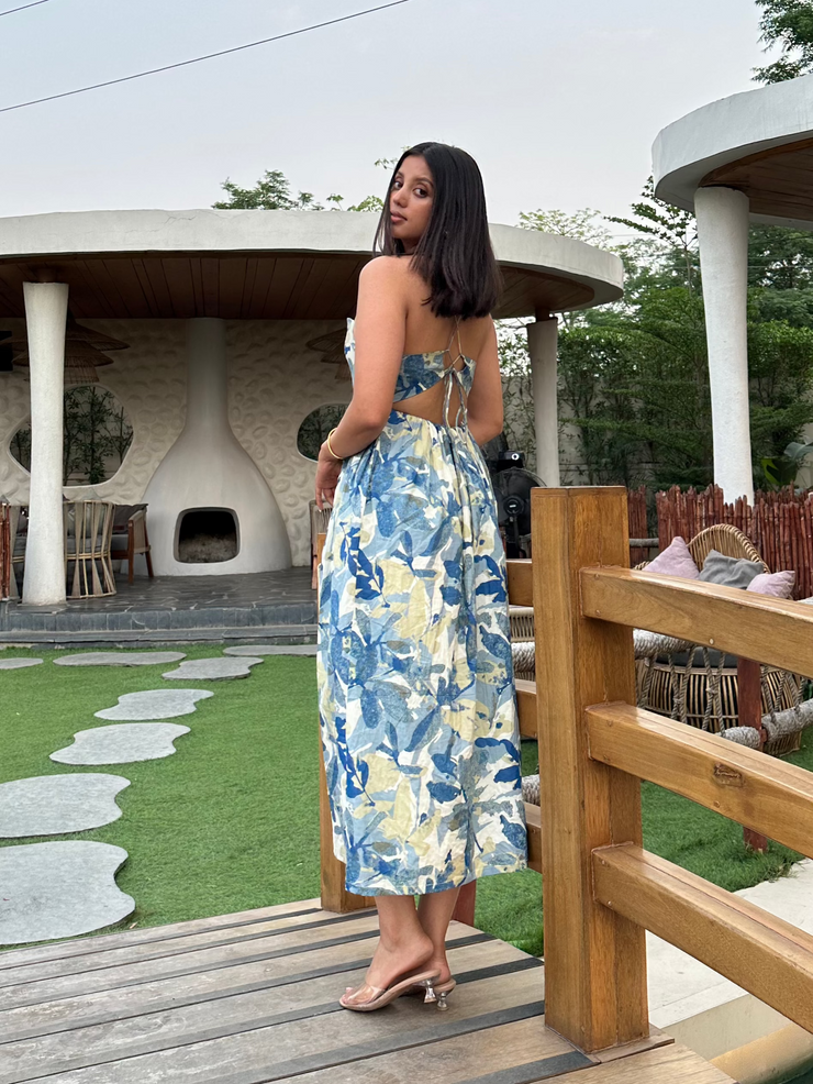 Blue Floral Play Dress