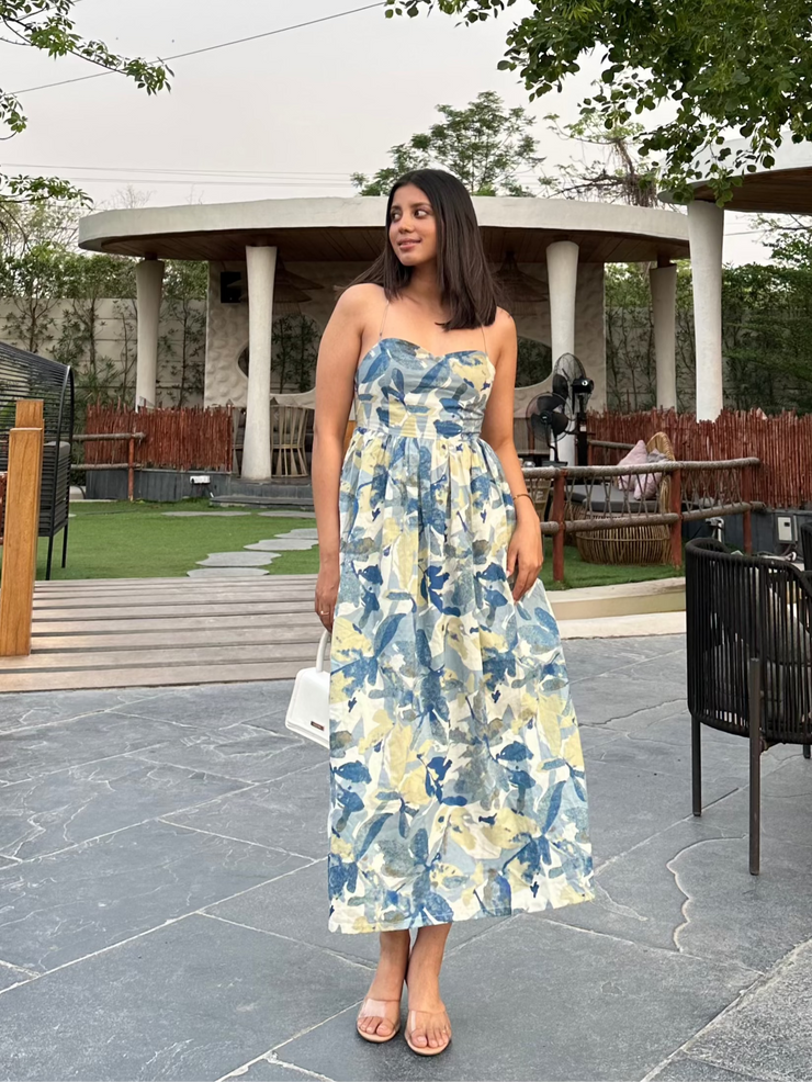 Blue Floral Play Dress