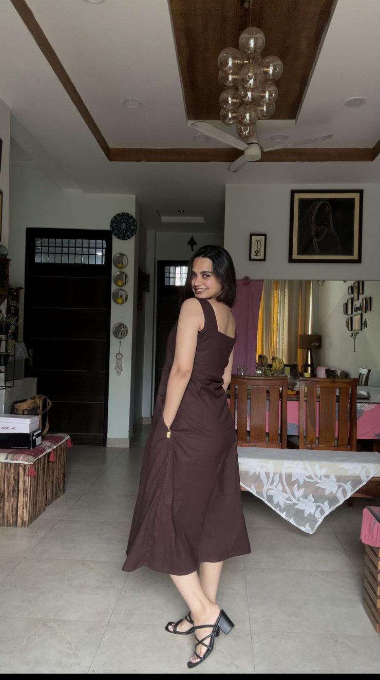 Sierra Brown Dress